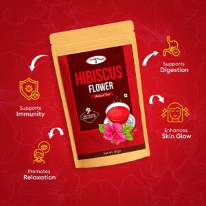 Kadambari Hibiscus Flower Tea 50g pouch