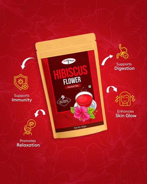Kadambari Hibiscus Flower Tea 50g pouch