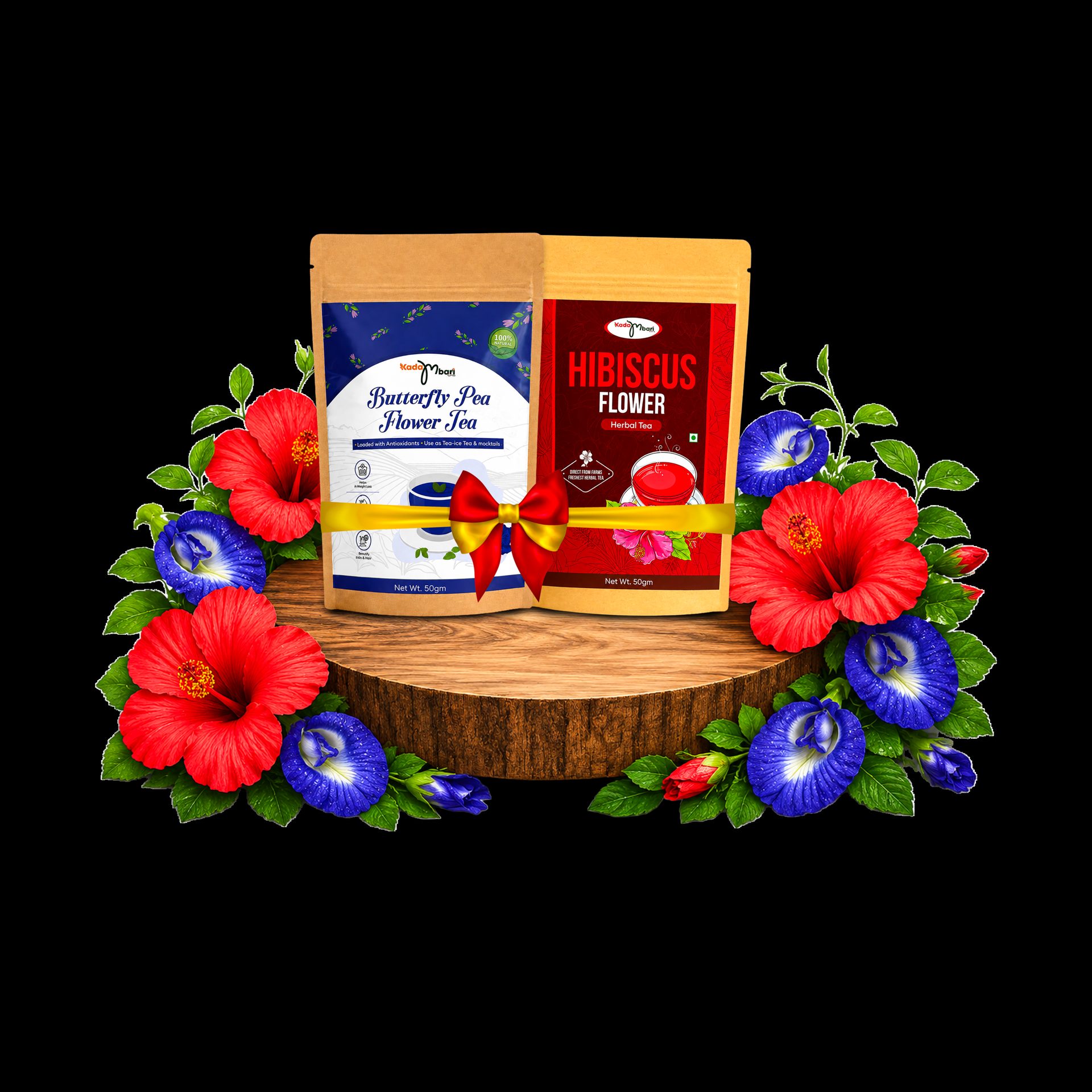 Blue tea hibiscus tea