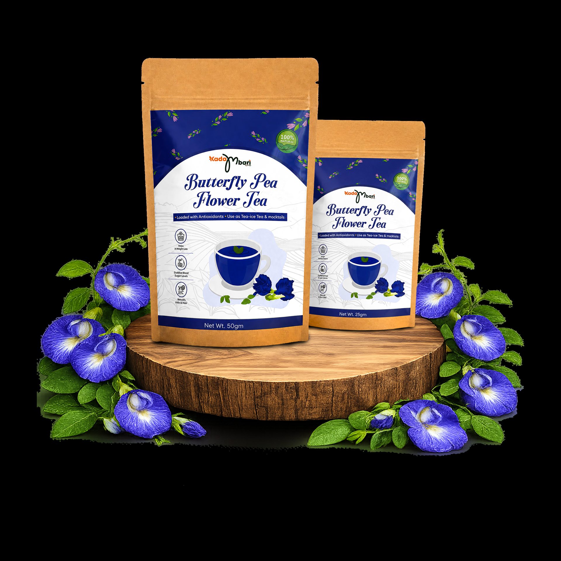 Blue tea